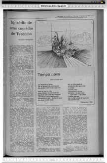 Tempo novo – 01/08/1981